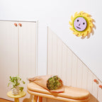 Everybody Clock - Yellow/Purple
