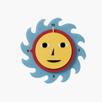 Everybody Clock - Blue/Yellow