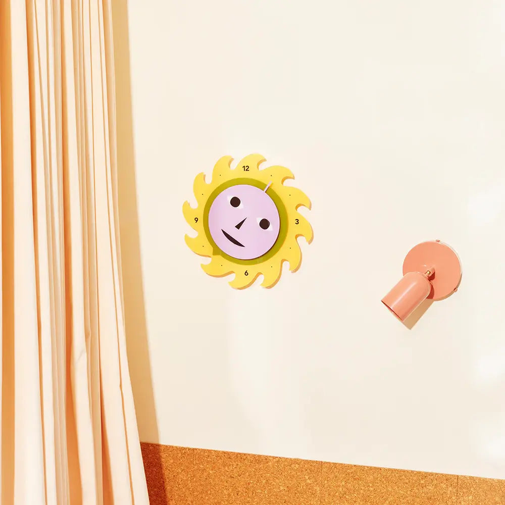 Everybody Clock - Blue/Yellow
