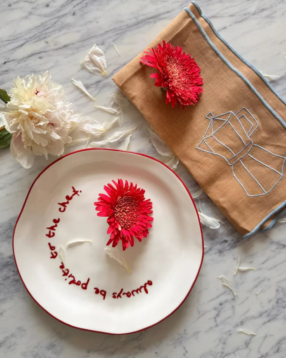Linen Blend Napkins - Cafetiere (Set of 2)
