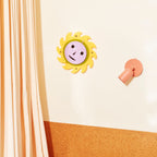 Everybody Clock - Yellow/Purple
