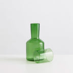 Bedside Carafe & Glass - Green