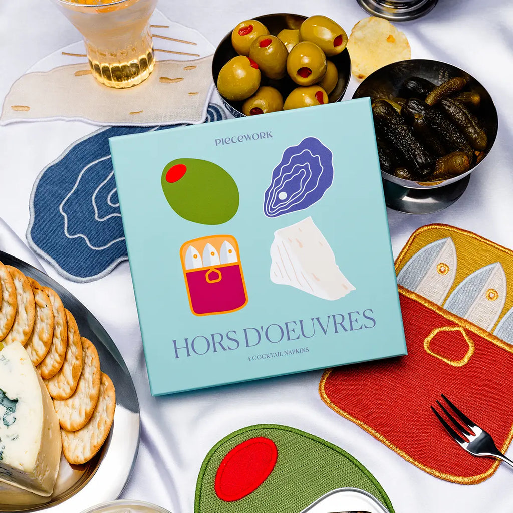 Hors D'Oeuvres Coasters - Set of 4