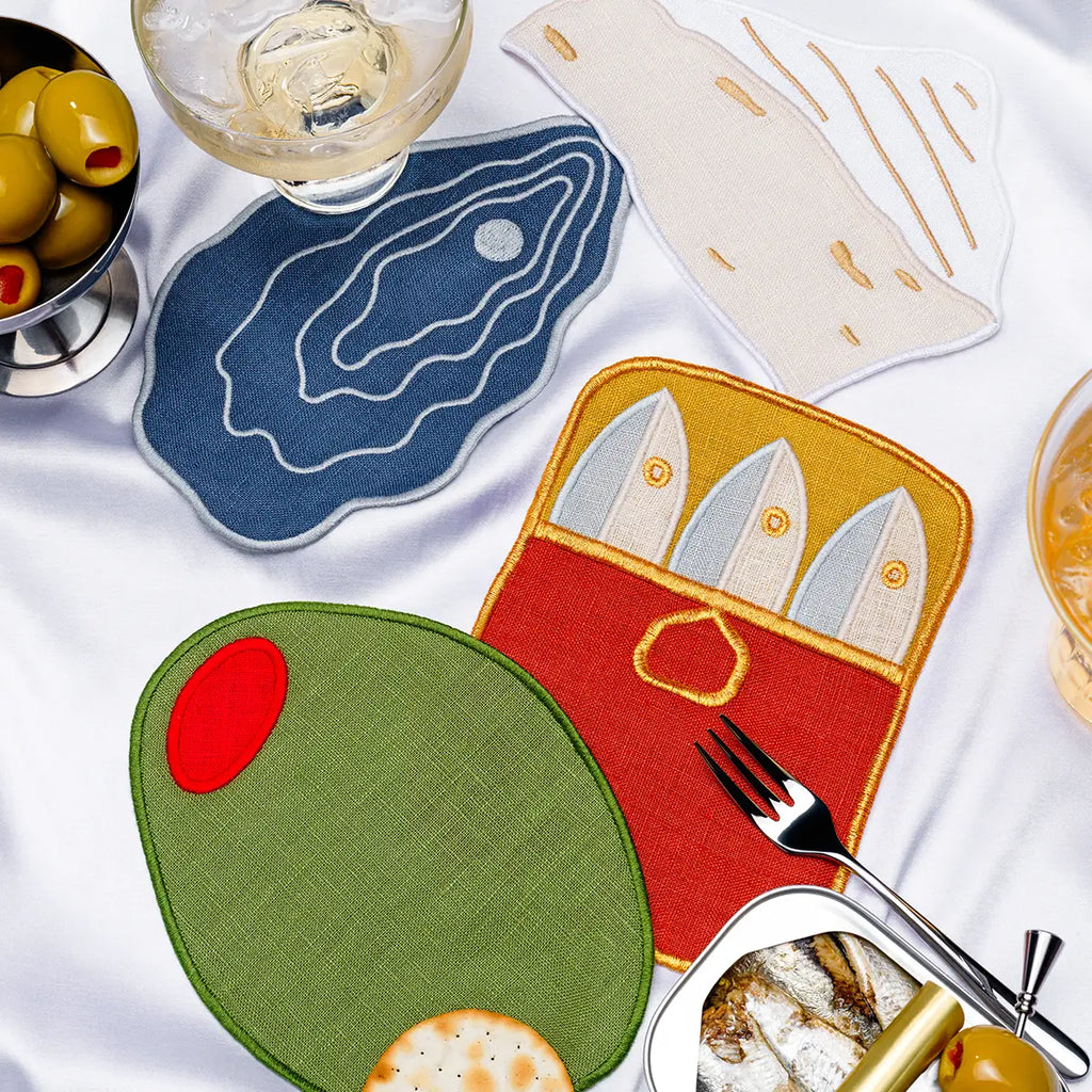 Hors D'Oeuvres Coasters - Set of 4