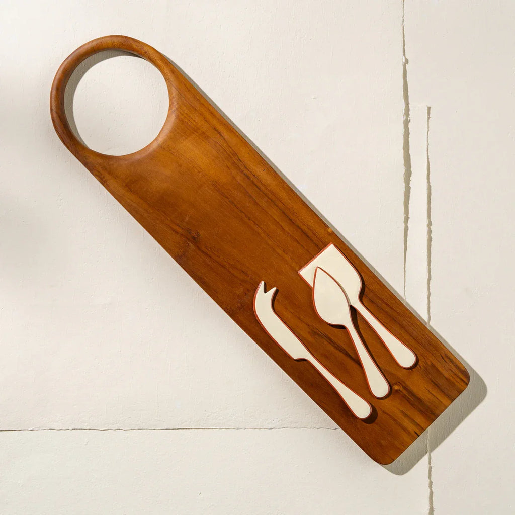 Alder Enamel Cheese Knives (Set of 3)