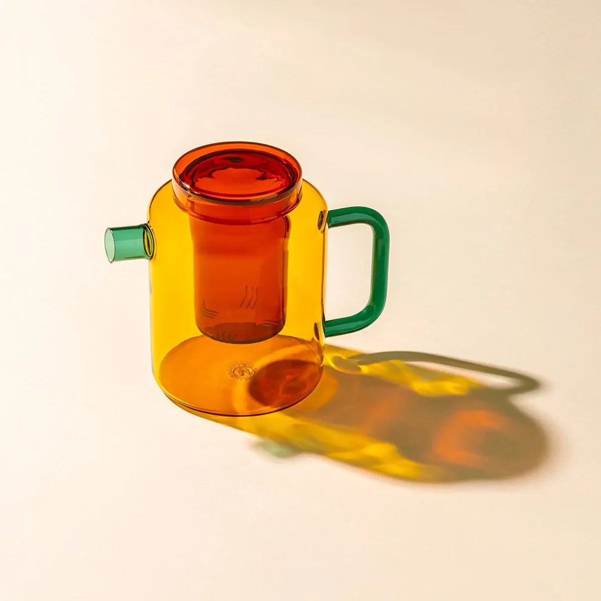Cha Pot - Teal & Toffee