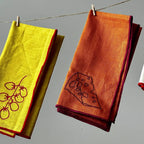 Linen Blend Napkins - Cheese (Set of 2)