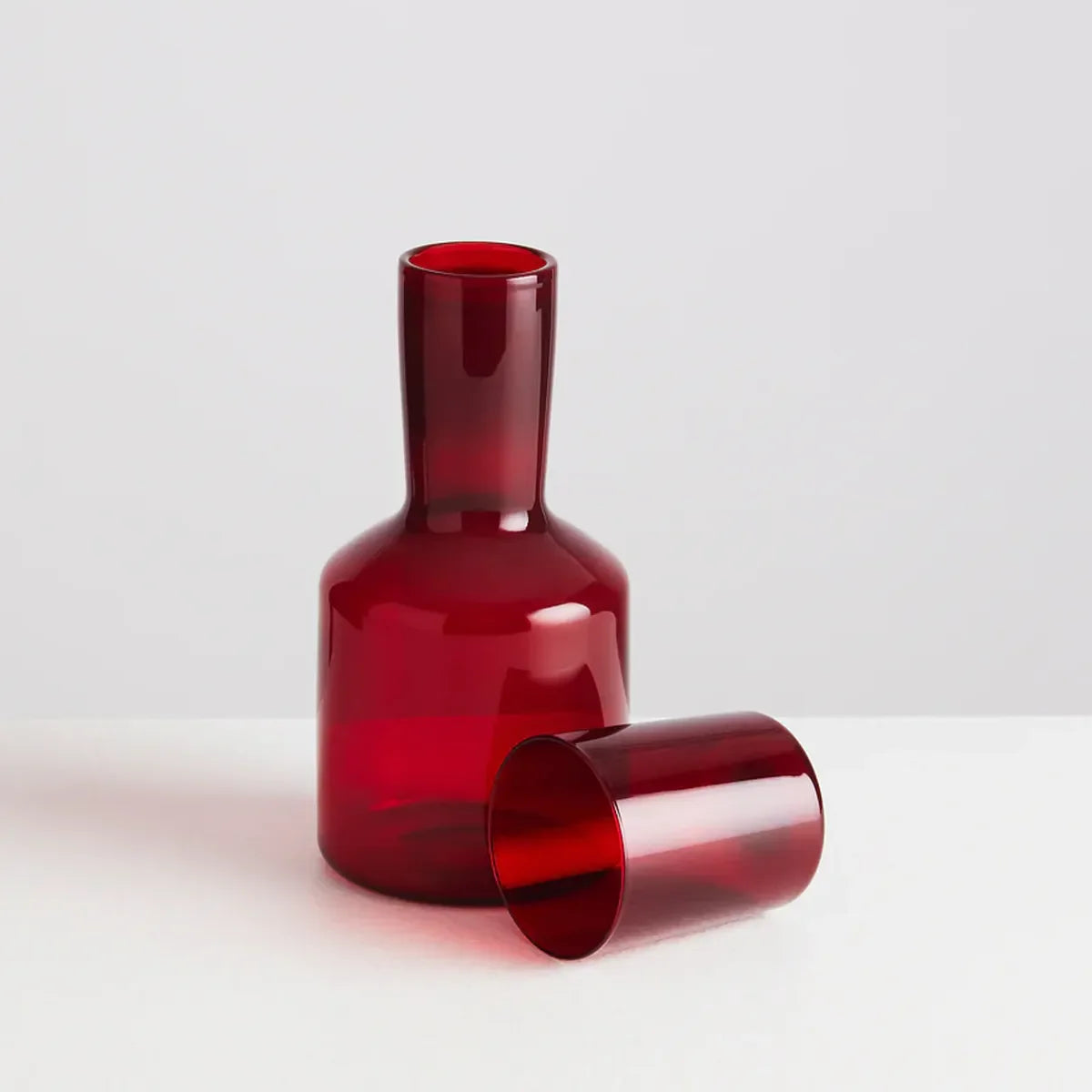 Bedside Carafe & Glass - Rouge