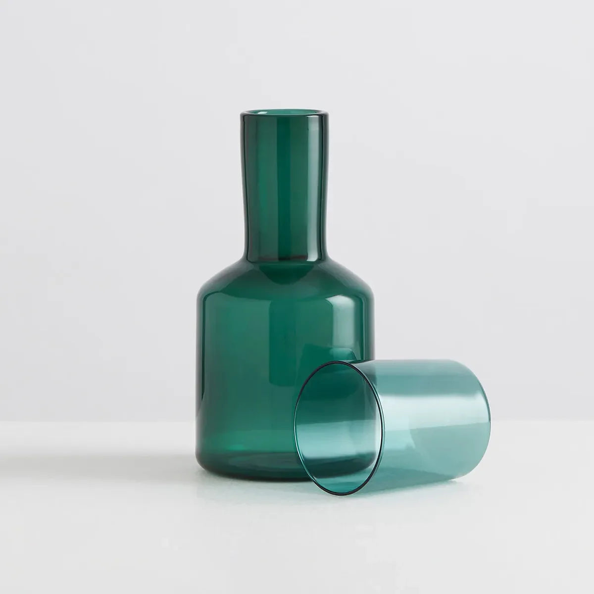 Bedside Carafe & Glass - Teal