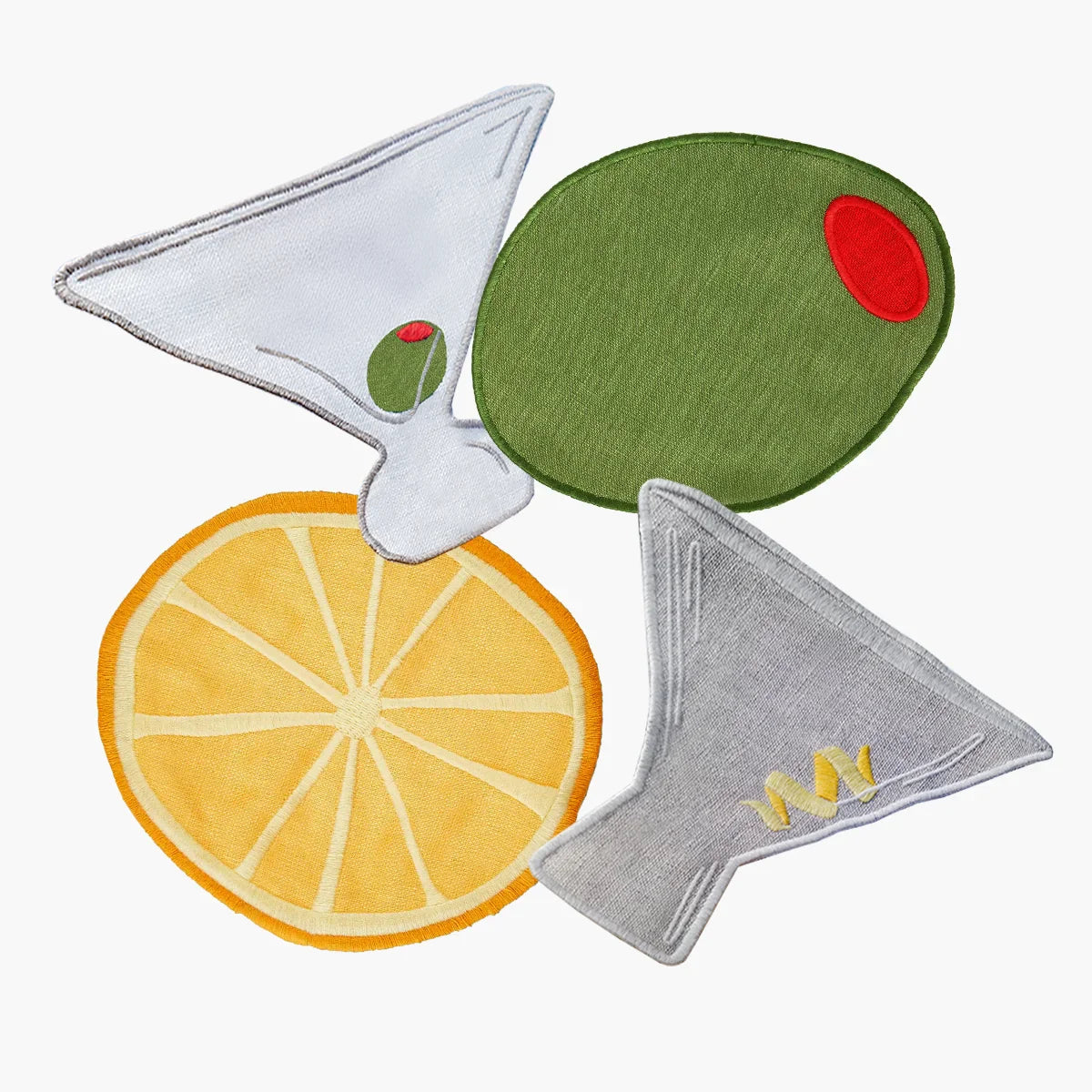 Martini Coasters - Set of 4