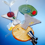 Martini Coasters - Set of 4