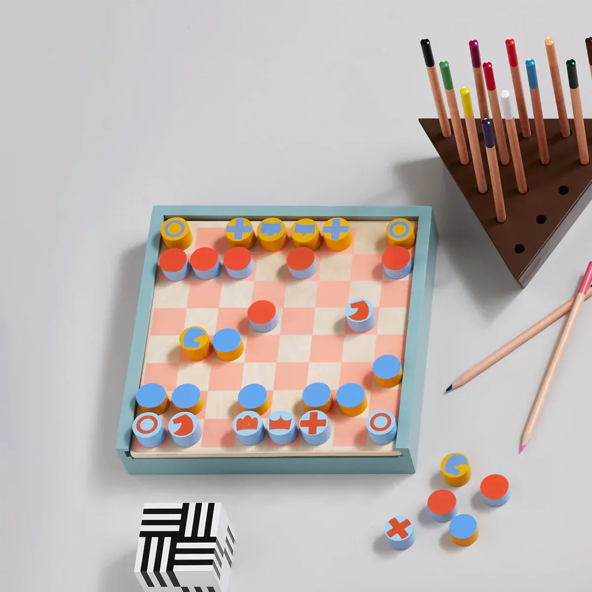 2-in-1 Chess & Checkers Set