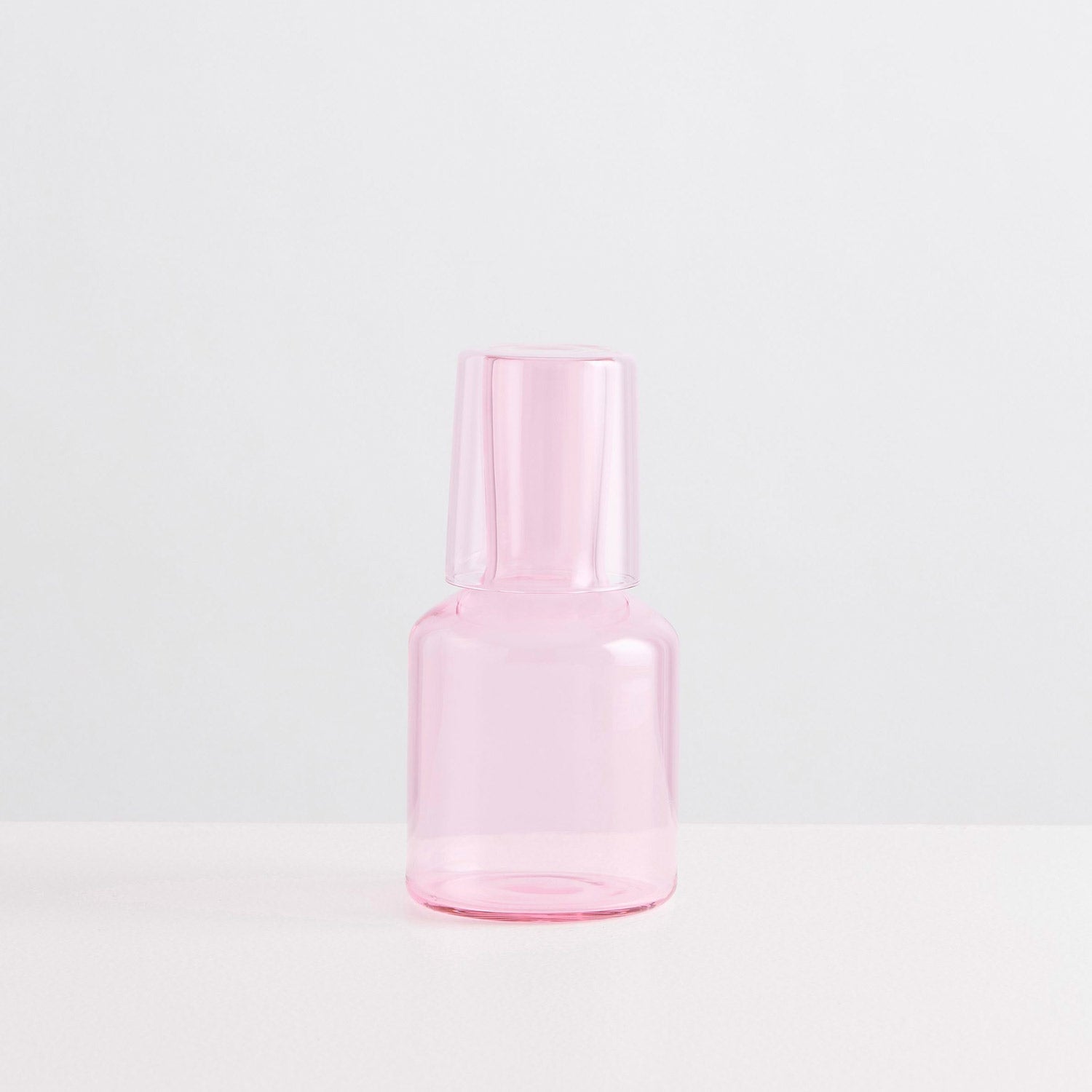 Bedside Carafe & Glass - Pink