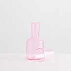 Bedside Carafe & Glass - Pink