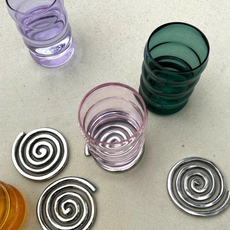 Spiral Coasters - Set of 4