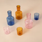 Bedside Carafe & Glass - Pink